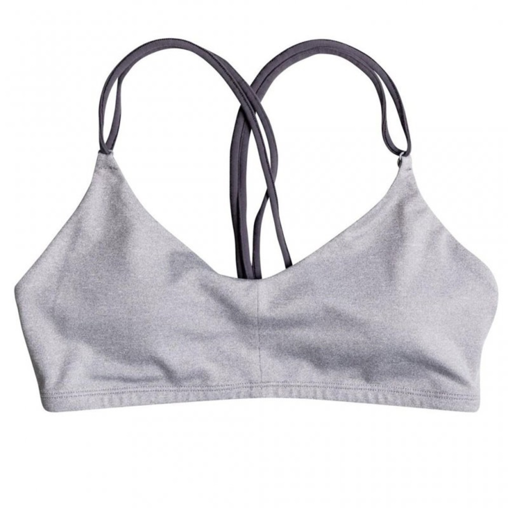 🌊Roxy breathless sports bra gray - Picture 8 of 9
